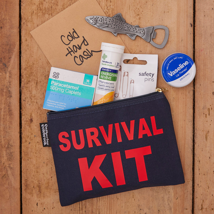 'SURVIVAL KIT' POUCH PINK/NEON PINK