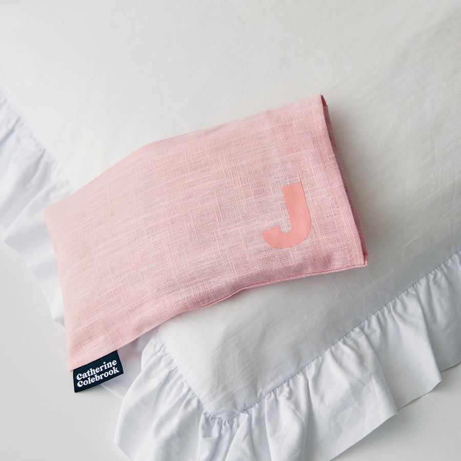 PINK LINEN WHEAT EYE PILLOW